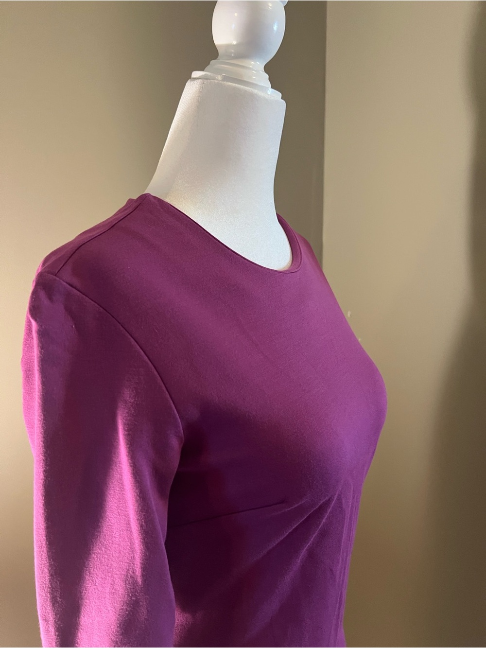Banana Republic Magenta Midi Dress